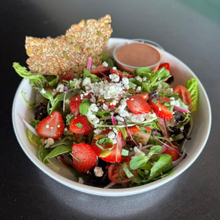 Roasted Strawberry Balsamic Glow Bowl